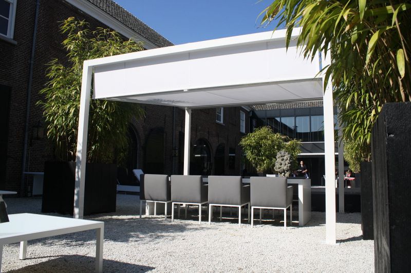 Casas con cenador, comer y cenar al aire libre siempre resguardado