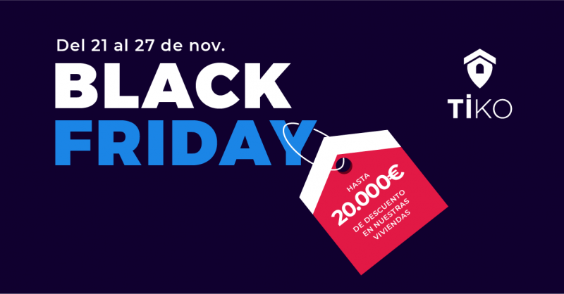 Black Friday de Tiko: viviendas con descuentos de hasta 20.000 €